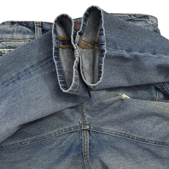 Joe's Jeans The Billie Crop Boyfriend Slip Crop Short Leg Blue Mid Rise 25 - Picture 14 of 16